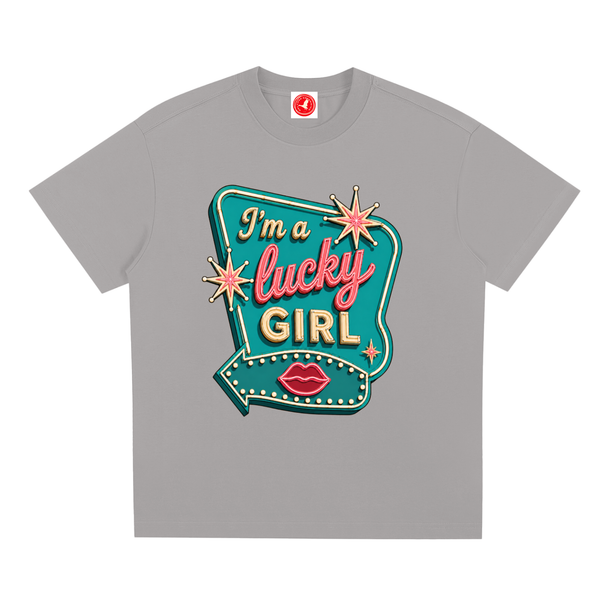 Lucky Girl Oversized  Sonora Tee