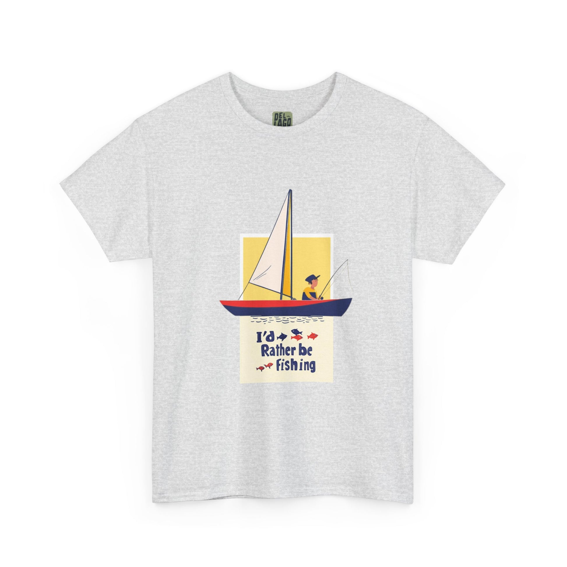 "I'd Rather Be Fishing" Unisex Cotton Tee - Perfect for Outdoors Enthusiasts image 2