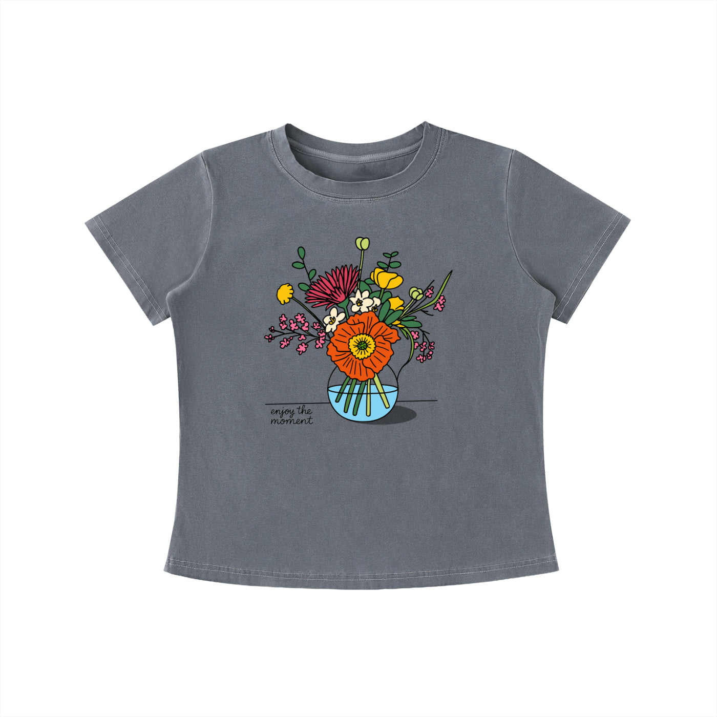 Enjoy the Moment Floral Tee
