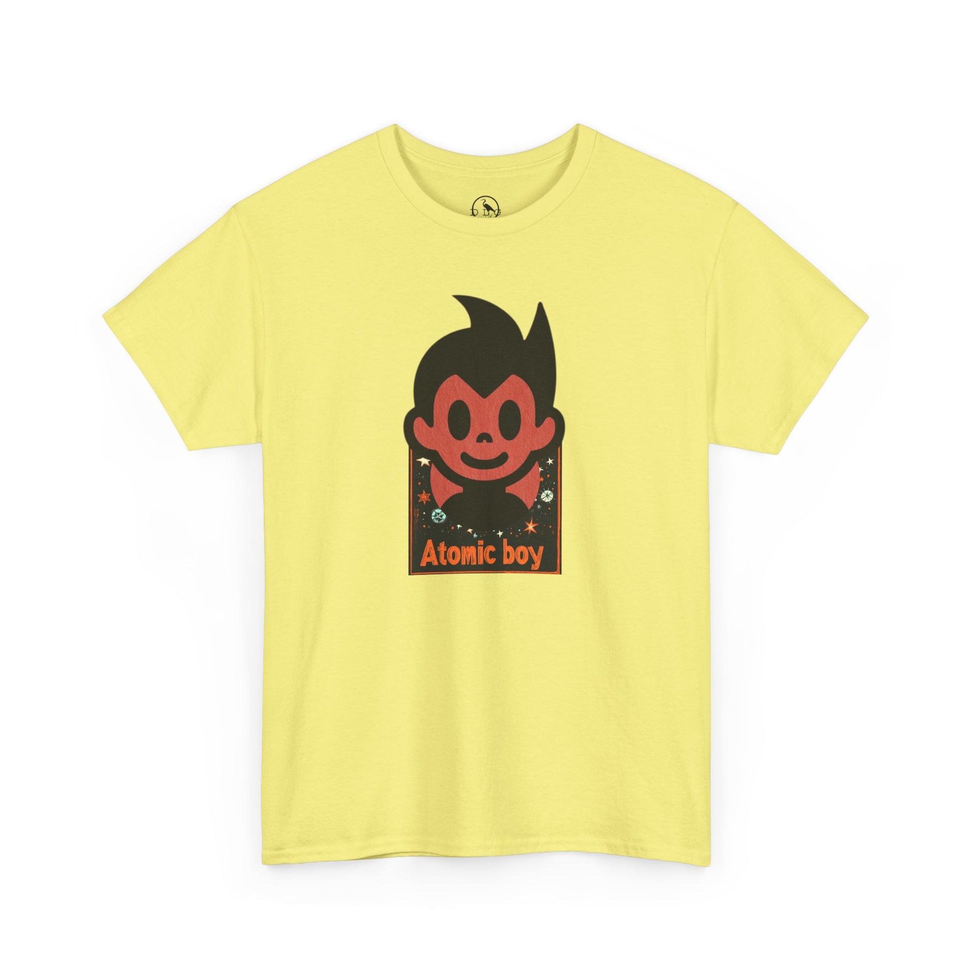 Atomic Boy Unisex Heavy Cotton Tee - Retro Cartoon Graphic T-Shirt image 14