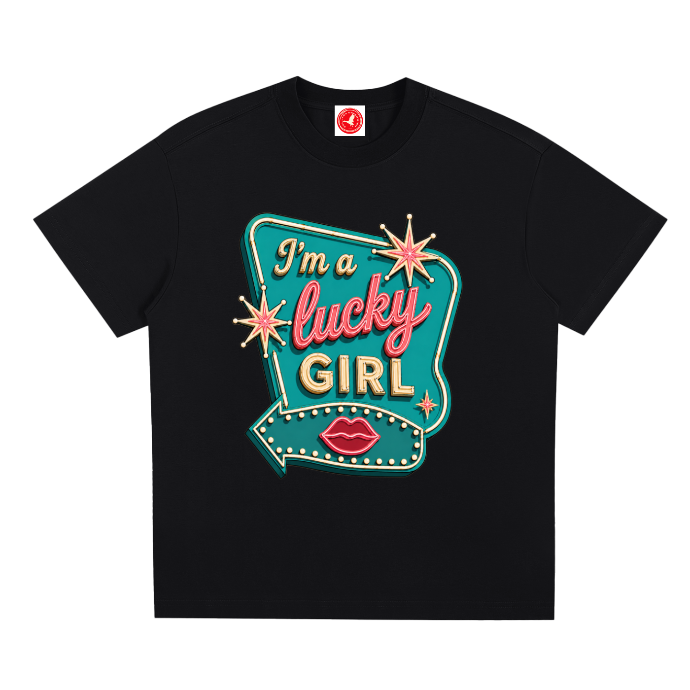 Lucky Girl Oversized  Sonora Tee