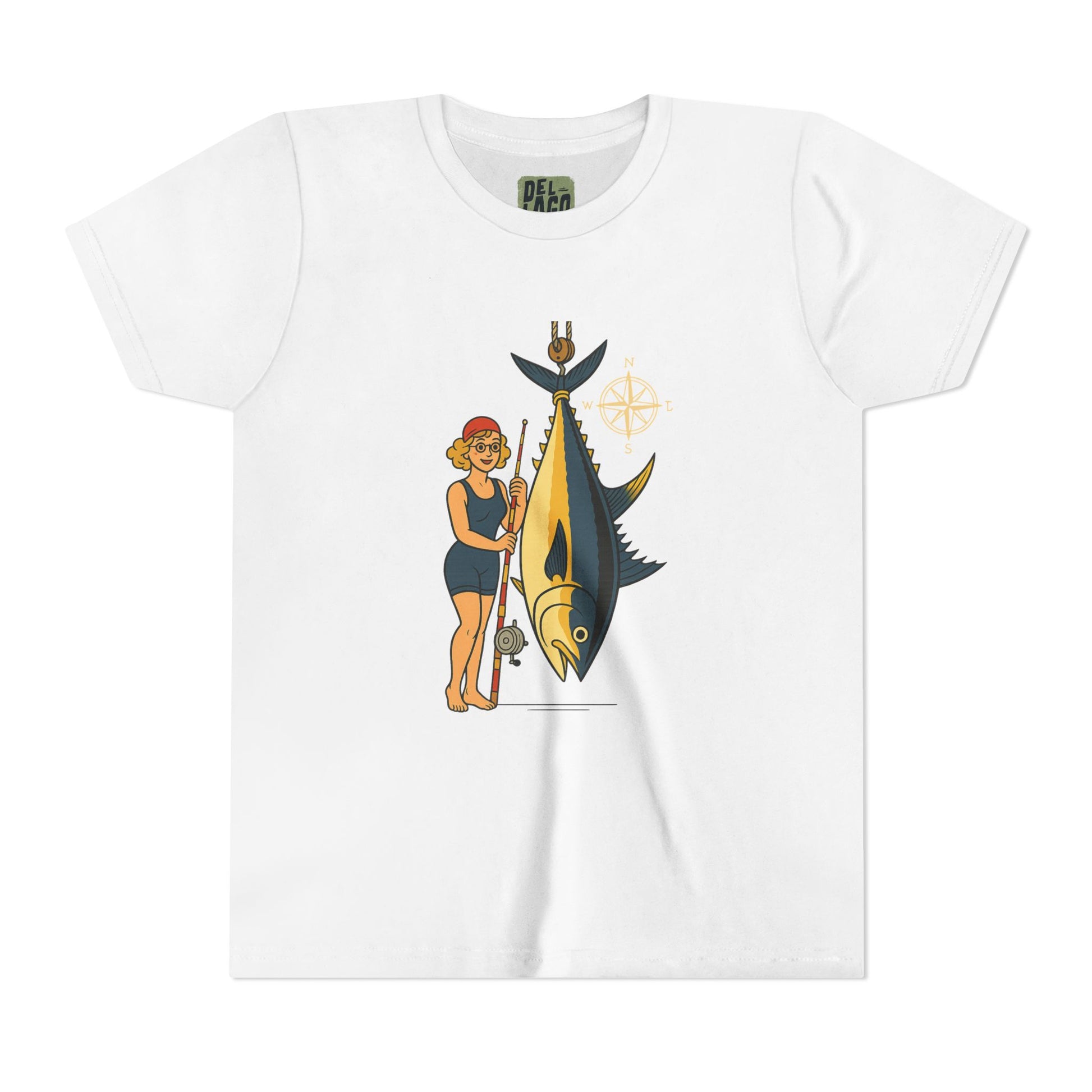 Vintage Fishing Girl  image 3