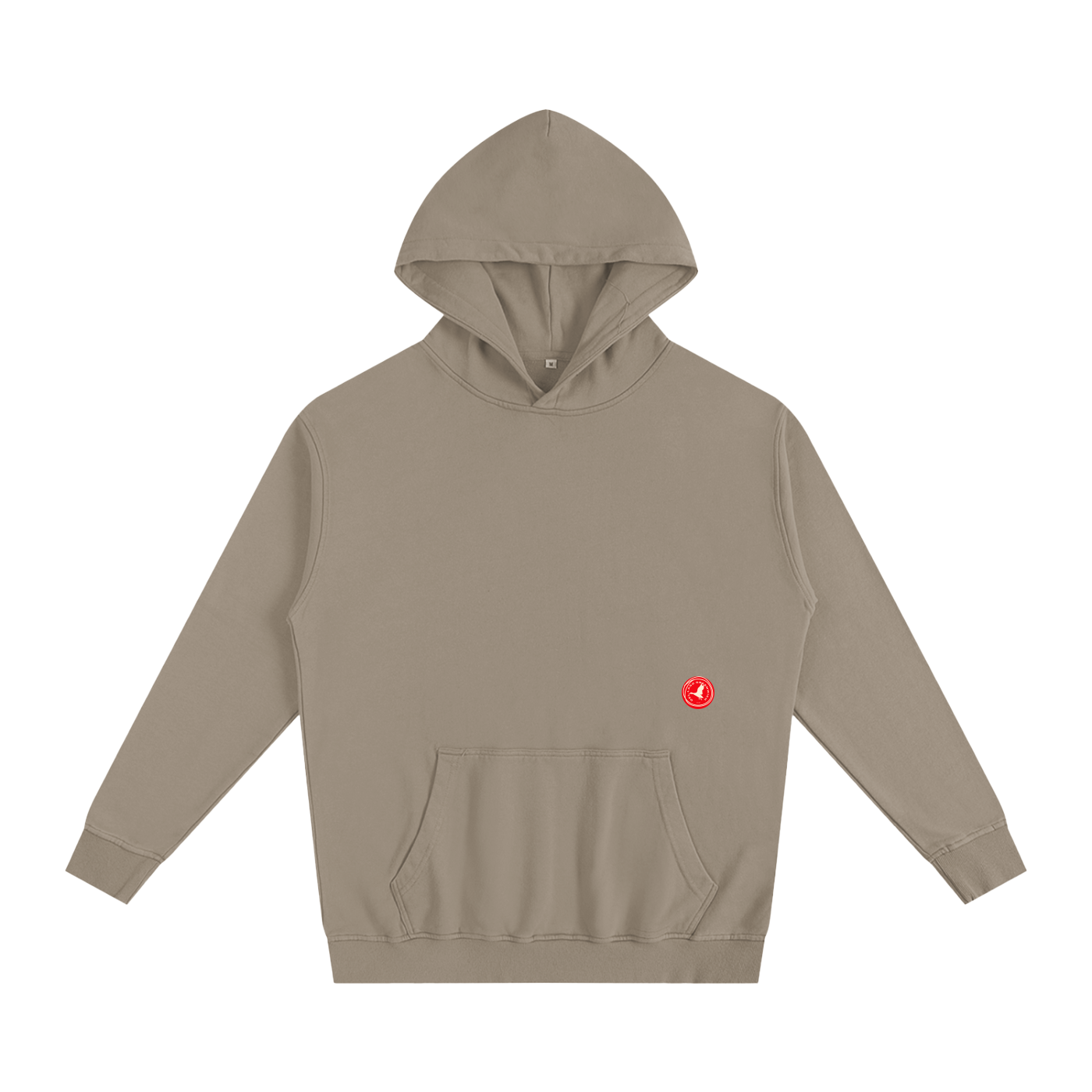 Distressed Portrait Graphic Hoodie