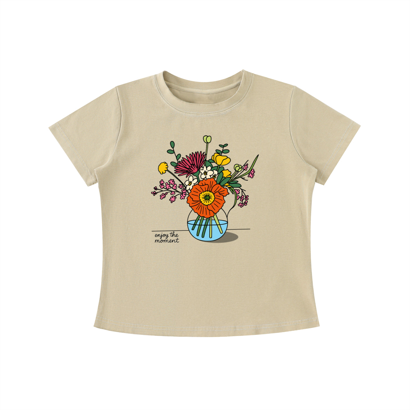 Enjoy the Moment Floral Tee