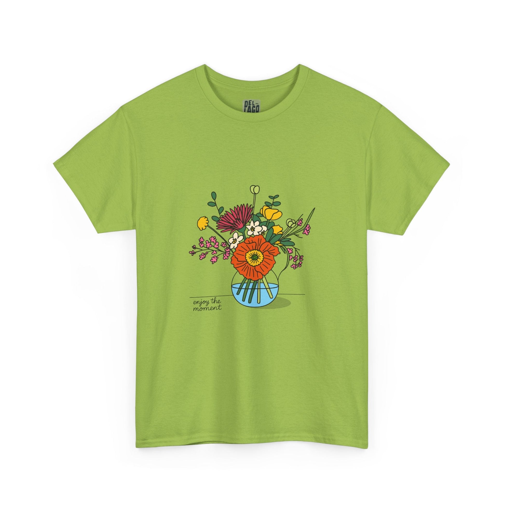 Blooming Vase Floral T-Shirt Del Lago Greenwich