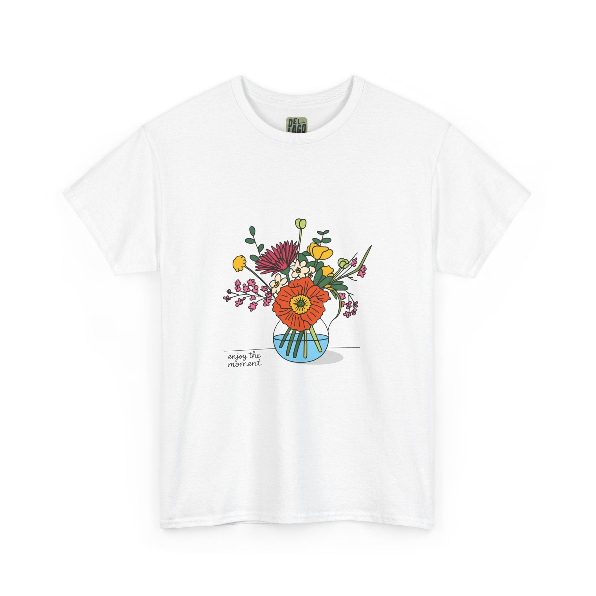 Blooming Vase Floral T-Shirt Del Lago Greenwich