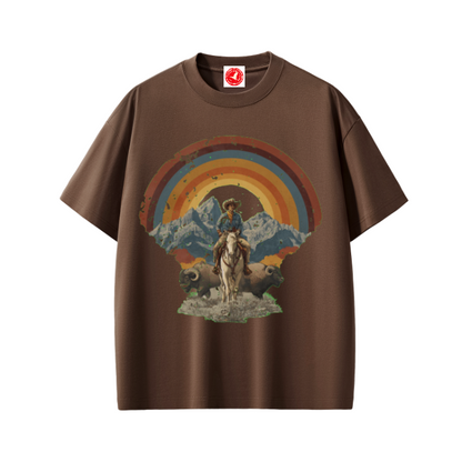 Wild West Sunset Rider Tee