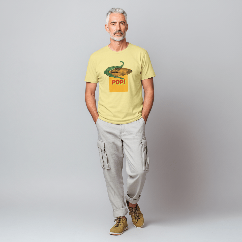 Pop Corn Chili T-Shirt | Fun Chili Pepper Graphic Tee
