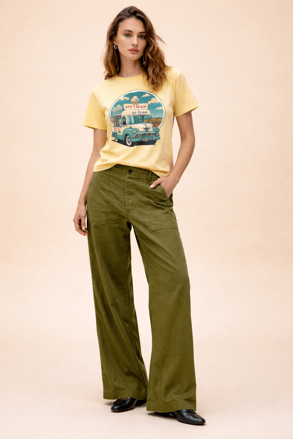 Ice Cream Truck Teen T-Shirt Del Lago Greenwich