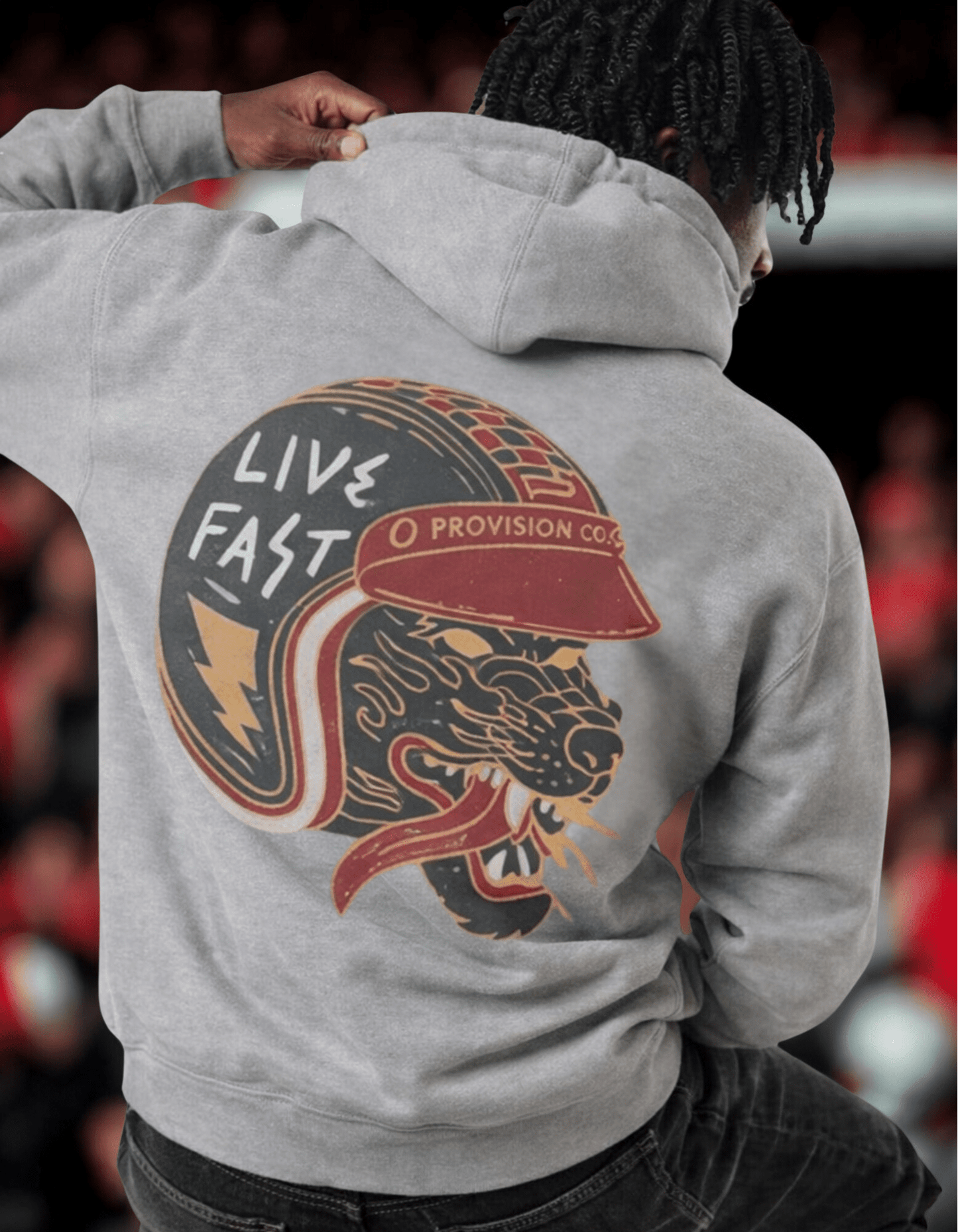 Live Fast Tiger Hoodie - Del Lago Greenwich