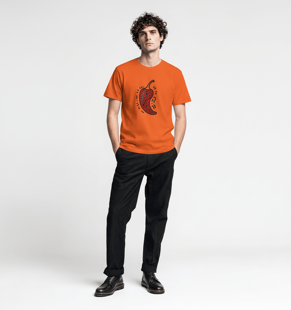 Spicy Pepper Teen T-Shirt | Playful Chili Art Tee