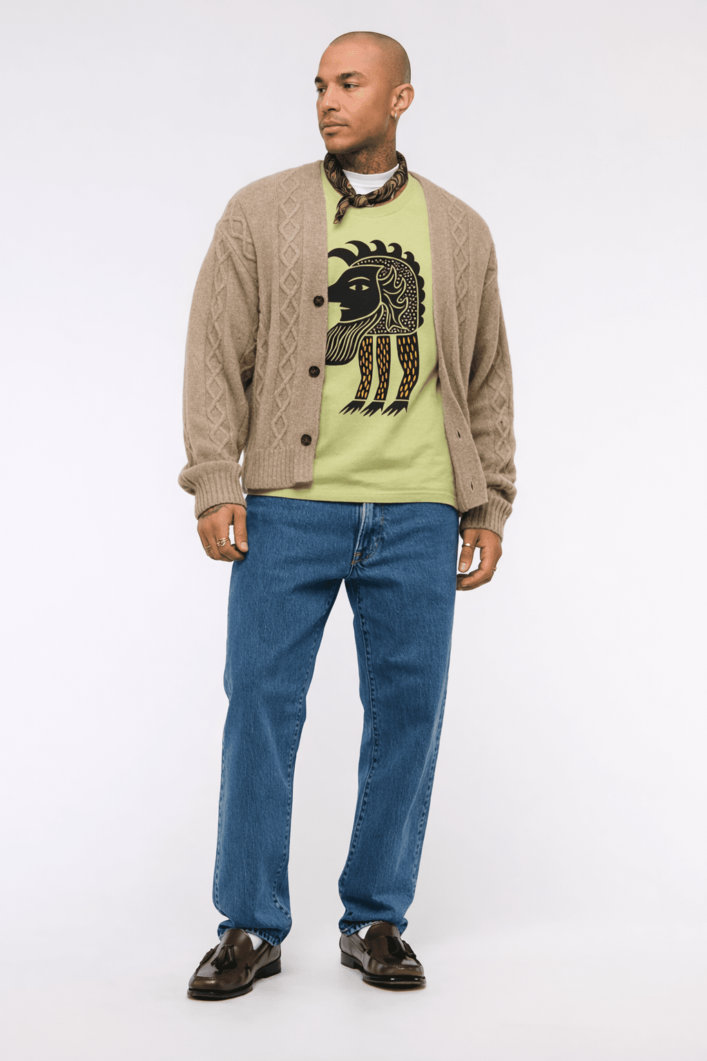 Mythic Guardian Tee – Ancient Warrior Graphic