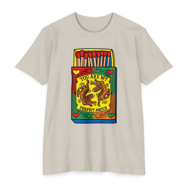 Perfect Match Graphic Tee – Natural