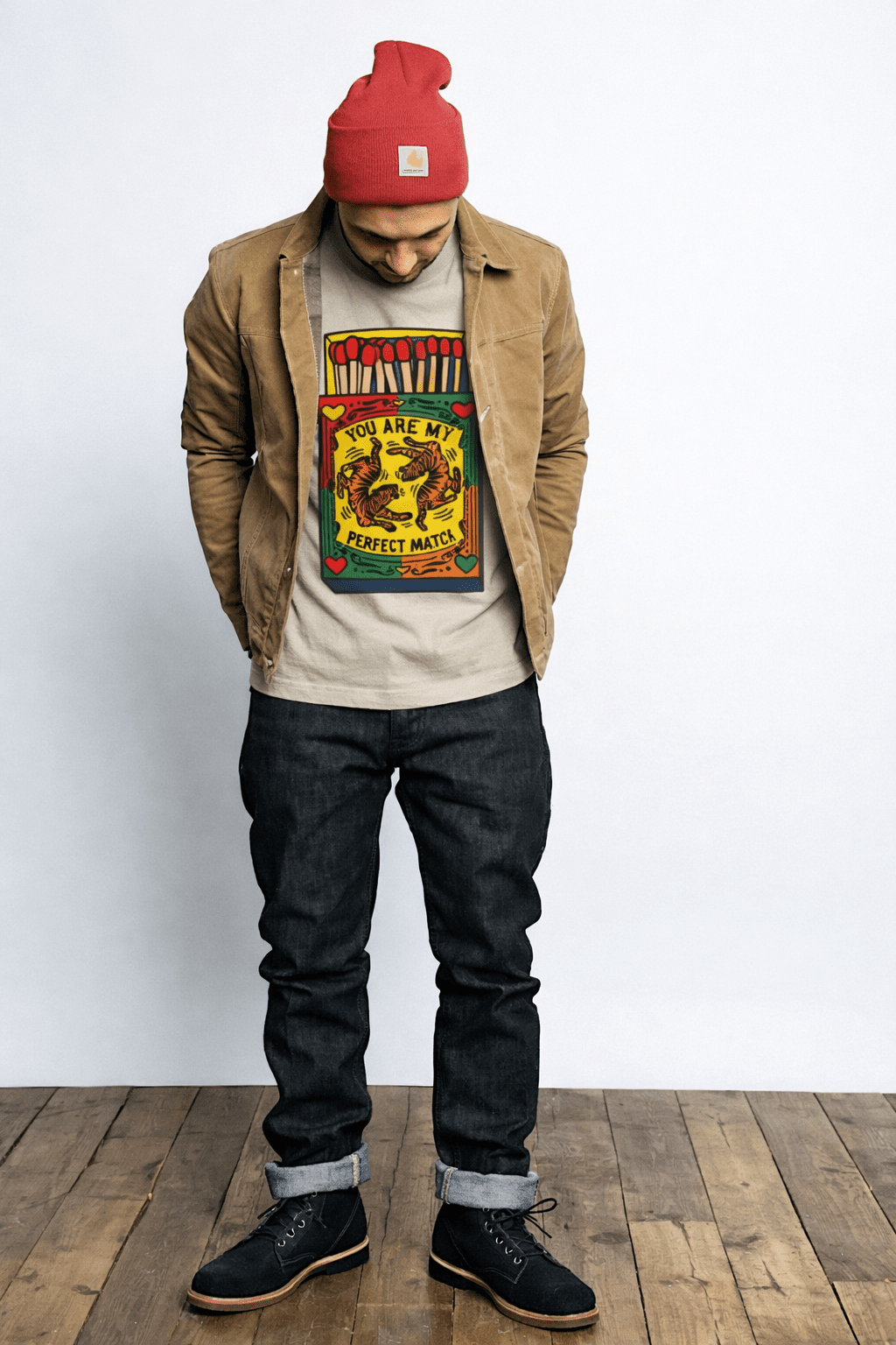 Perfect Match Graphic Tee – Natural