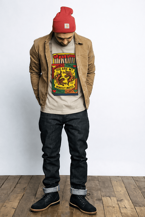 Perfect Match Graphic Tee – Natural