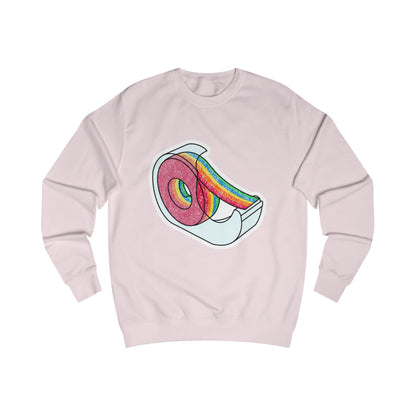 Rainbow Tape Dispenser Graphic Sweatshirt