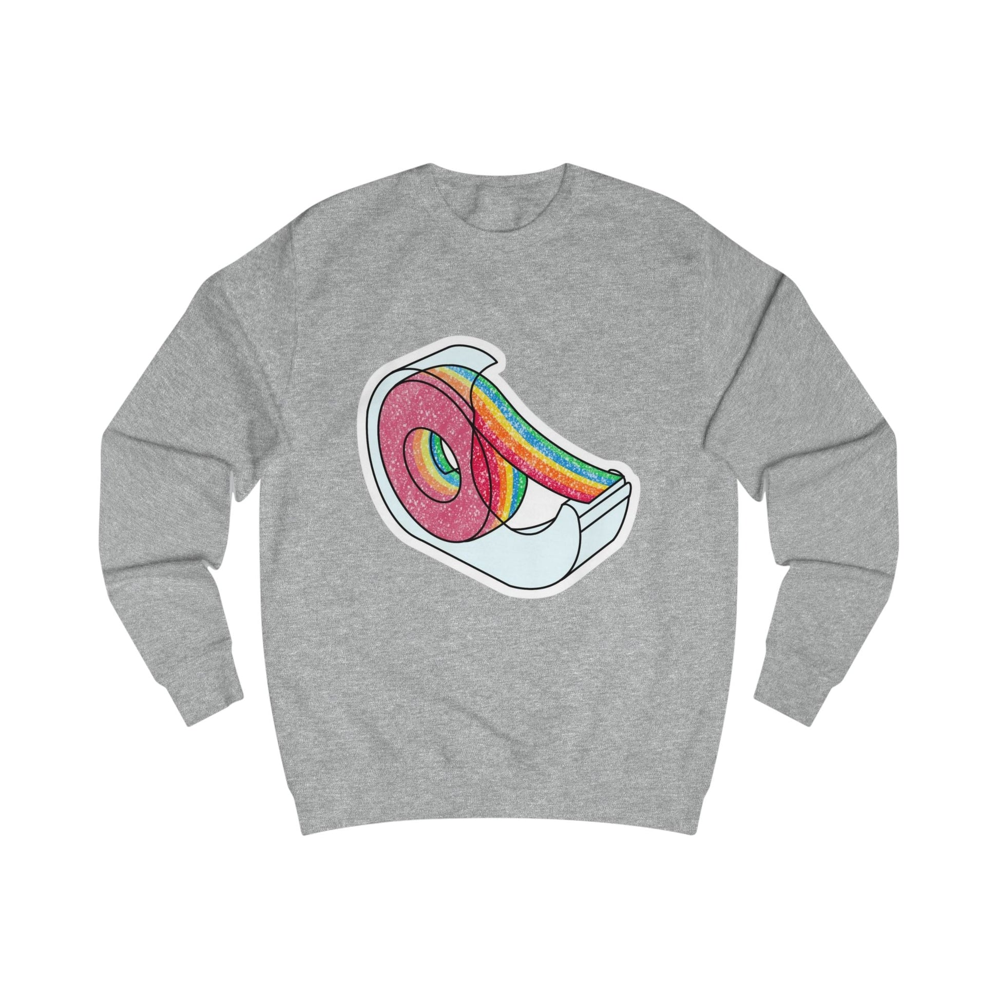 Rainbow Tape Dispenser Graphic Sweatshirt