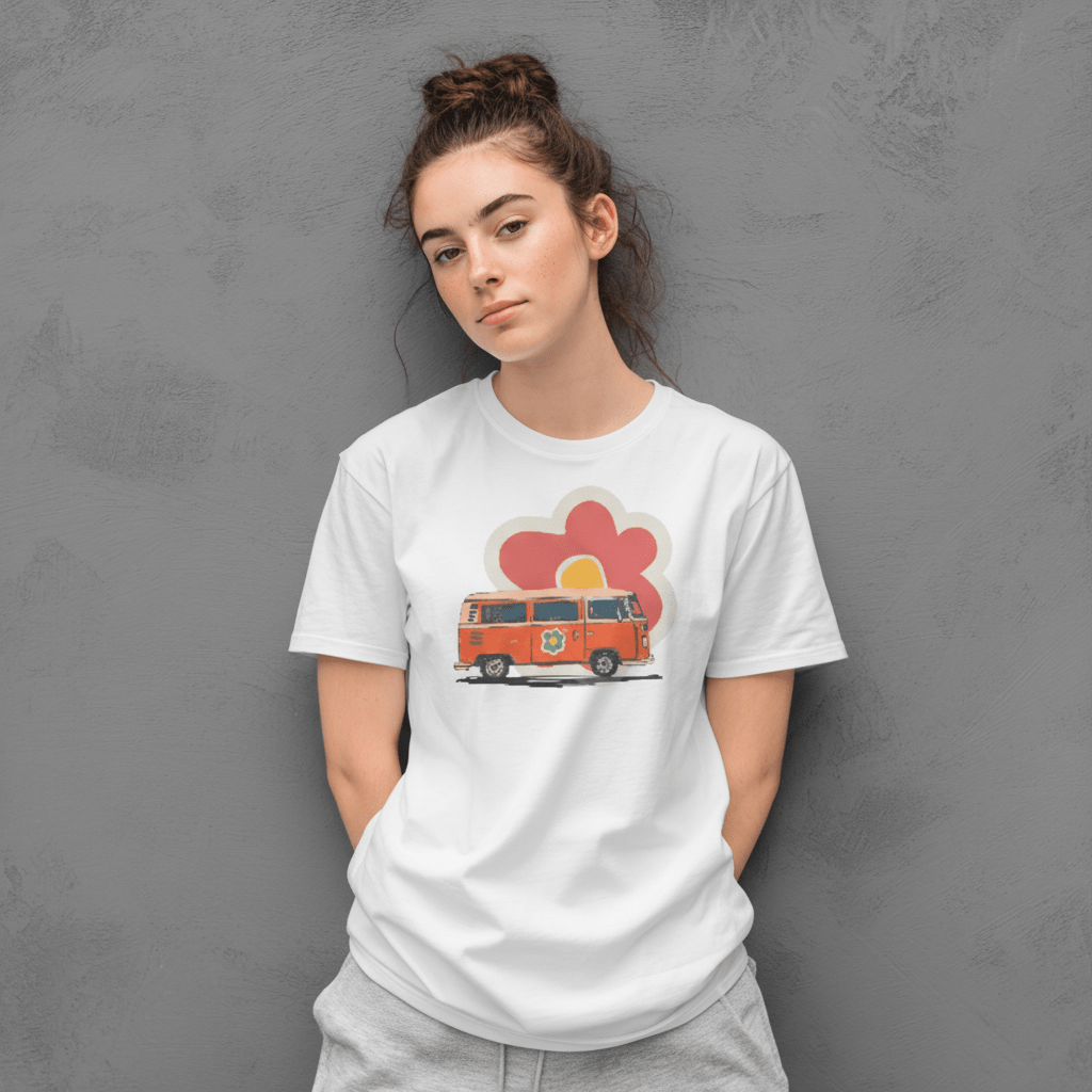 Retro Van Teen T-Shirt – Vintage VW Graphic Tee