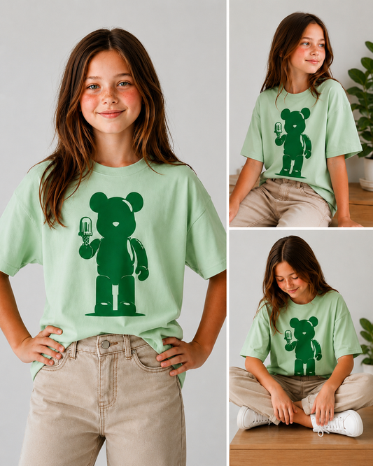 Green Teddy Ice Cream