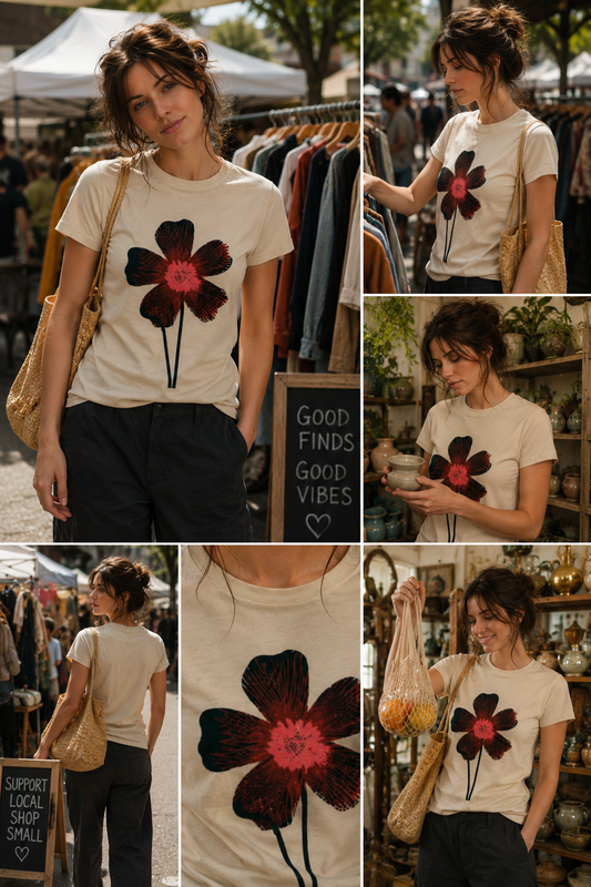 Midnight Bloom Tee