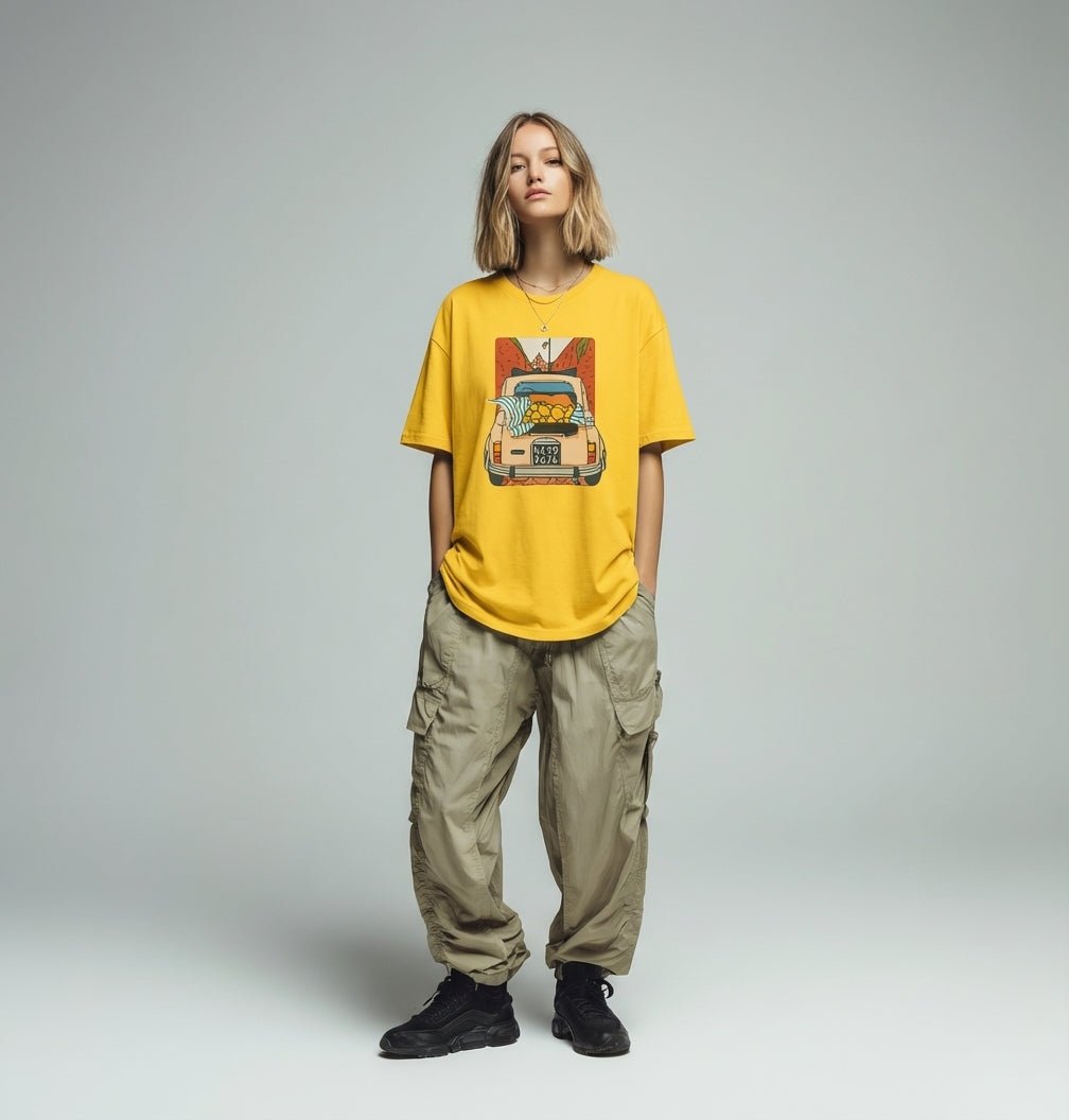 Sunny Journey Teen T-Shirt | Vintage Road Trip Tee