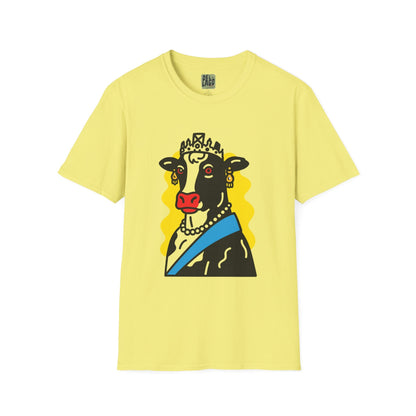 Crowned Cow Teen T-Shirt  Del Lago Greenwich